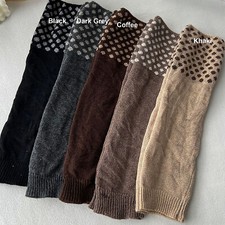 Mid Calf Polka Dot Leg Warmers  Knit Wool Warm Party Leg Socks for Boot