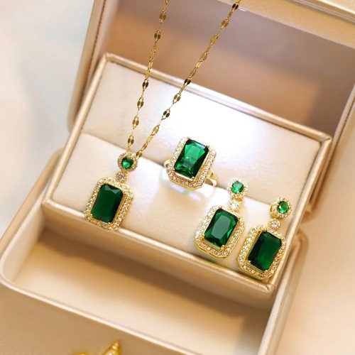4pcs rhinestone jewelry - 4pcs,