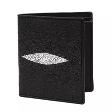 Black Stingray Bifold Wallet -