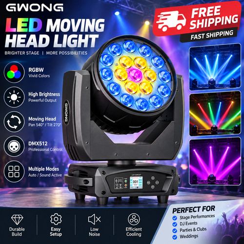 Led 19x20w zoom - led, head