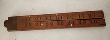 Vintage wooden folding Ruler