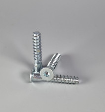 Confirmat Screws Hex Socket x 12 - Furniture Connector Bolts Countersunk 33mm