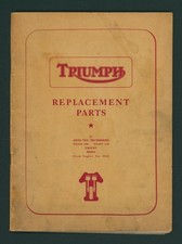 Triumph (1957) Twins 650 500 Parts List Catalog Book Manual 6T 5T T110 T100 FV21