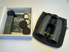 Swarovski 10 x 42 EL Binoculars Made in Austria. Boxed with Caps, Case & Strap.