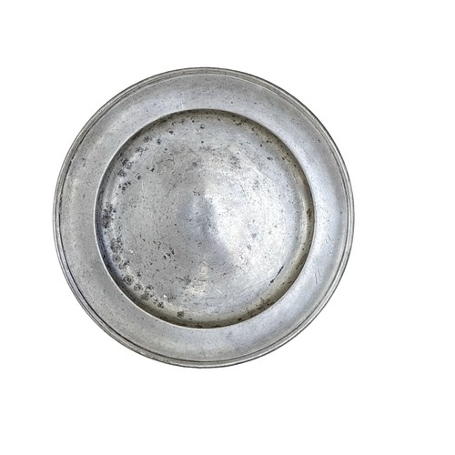 Antique german pewter charger - pewter,