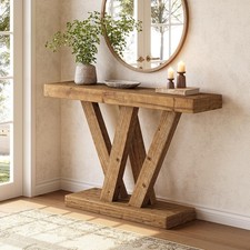 Solid wood console - 47.2'',