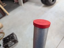 Scaffold Tube End Cap / Stage Leg Foot. Red X 53. No Reserve!