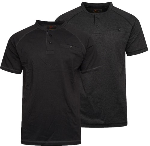 Mens forge big henley shirt - big,
