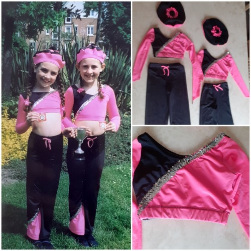Lycra mod dance - duet, costumes
