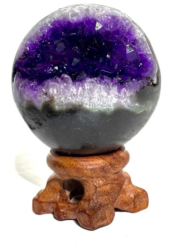 Amethyst crystal ball sphere - crystal,