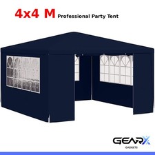 4x4 M Large Marquee Gazebo Outdoor Party Tent Heavy Duty Event Wedding Shelter