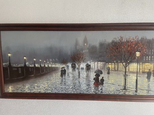 Large original oil painting - ,