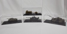 Military Diecast Tank and Vehicle Set with Display Cases - RB30c