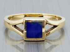 9ct Gold Lapis Lazuli