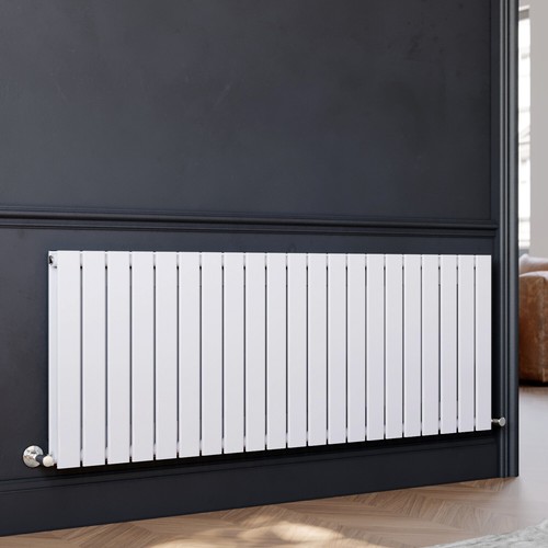 White designer radiator - designer,