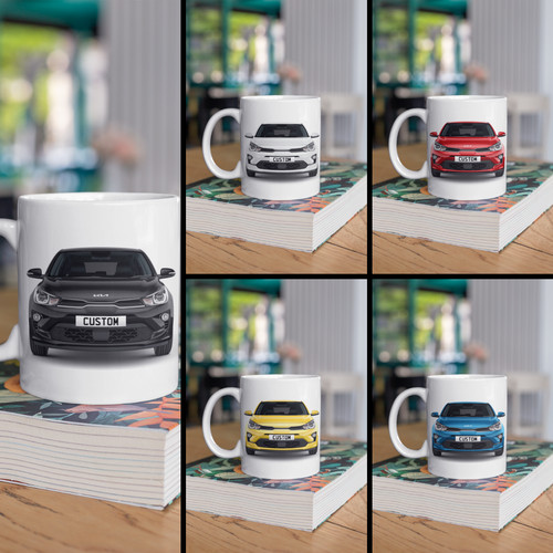 Personalised kia rio coffee - personalised,