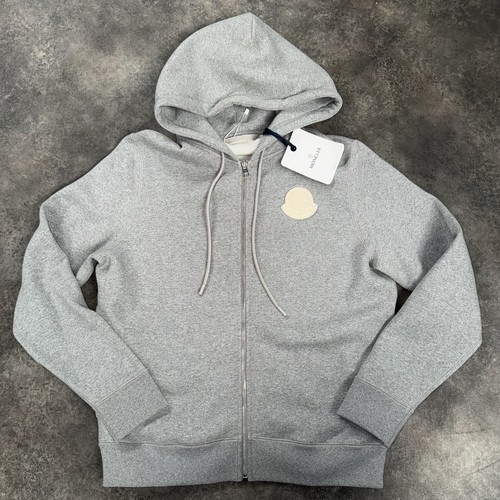 Moncler grey cotton fleece - moncler,