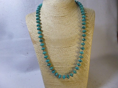 Turquoise and silver - and, native