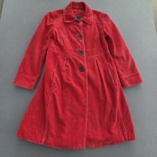 Boden Red Cord Coat Size 12