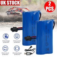 2PCS 7.4V 3000mAh Li-ion