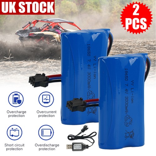 2pcs 3000mah li - 2pcs,