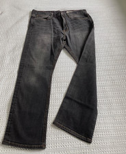 M&S blue harbour jeans grey black Leg 28 inch waist 36 inches straight nwot new