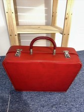 Vintage Feux Leather Large Vanity Case With Several Vintage Soaps & Talc Props