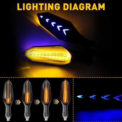 Motorcycle led turn - turn, signals