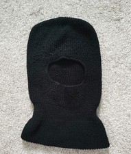 Black Open Face Balaclava Face Mask for Men Women Winter Windproof Pre-owned