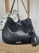 Biba black leather handbag