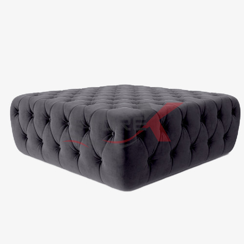 Storex diamond tufted ottoman - tufted,