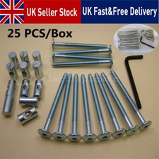 Bed / cot bolts 12 sets of M6