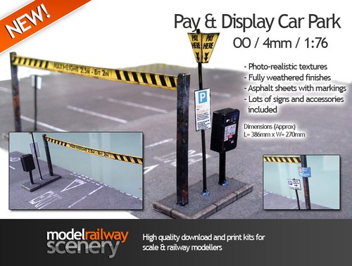 Pay display car park card - display,