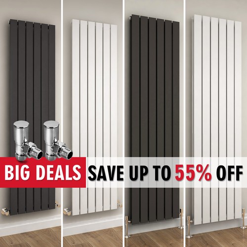 Vertical radiator 1800 - radiator, flat