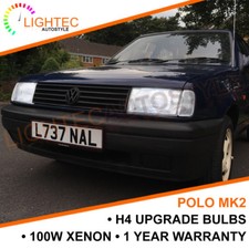 2x VW POLO MK2 MK3 H4 100W