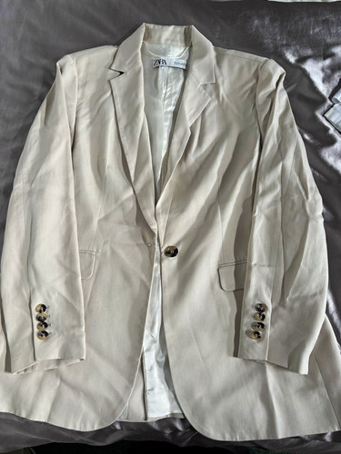 Zara woman linen beige - woman’s,