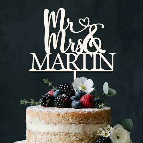 Personalised mrs wedding - mr, &