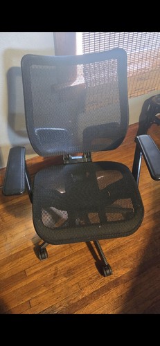 Black mesh office desk task - black,