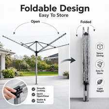 Rotary Washing Line Airer