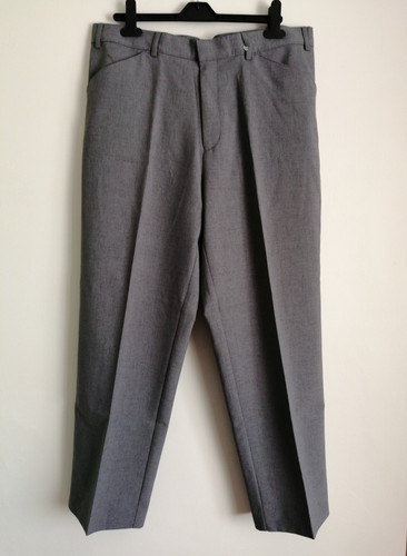 Men grey trousers - grey,