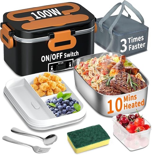 Electric heated lunch box - electric,