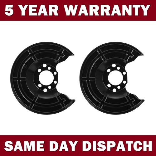 Rear brake disc back plates - 2x,