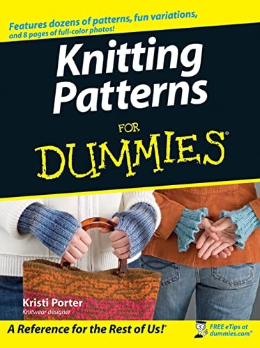 Knitting patterns for dummies - knitting,
