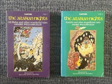 The Arabian Nights Vols 1 & 2 Ali Baba Aladdin Pauline Baynes Illustrations Rare