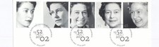 Queen Elizabeth II Golden Jubilee GB Used Tallents 2002 ON PIECE (149601)