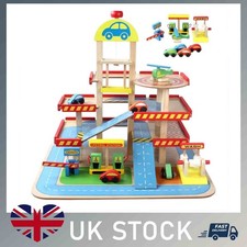 Wooden 3 Storey Garage Pretend
