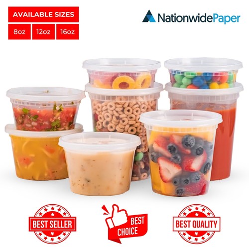 Round food containers plastic - round,