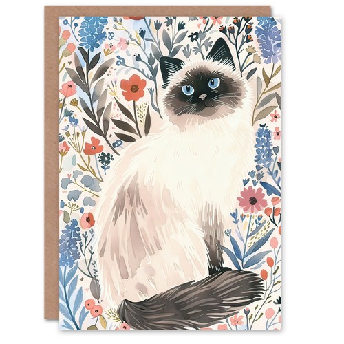 Greeting card cat - card,