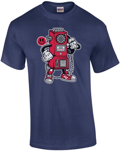Retro pay phone - pay, t-shirt