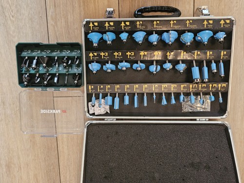 Shank router bit set - 1/4",